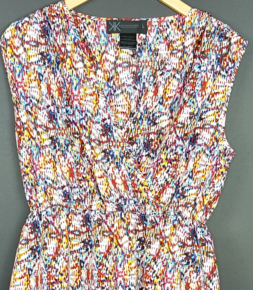 Kardashian Kollection Colorful Dress